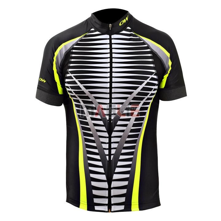 Maglia One Way Manica Corta 2020 Nero Giallo